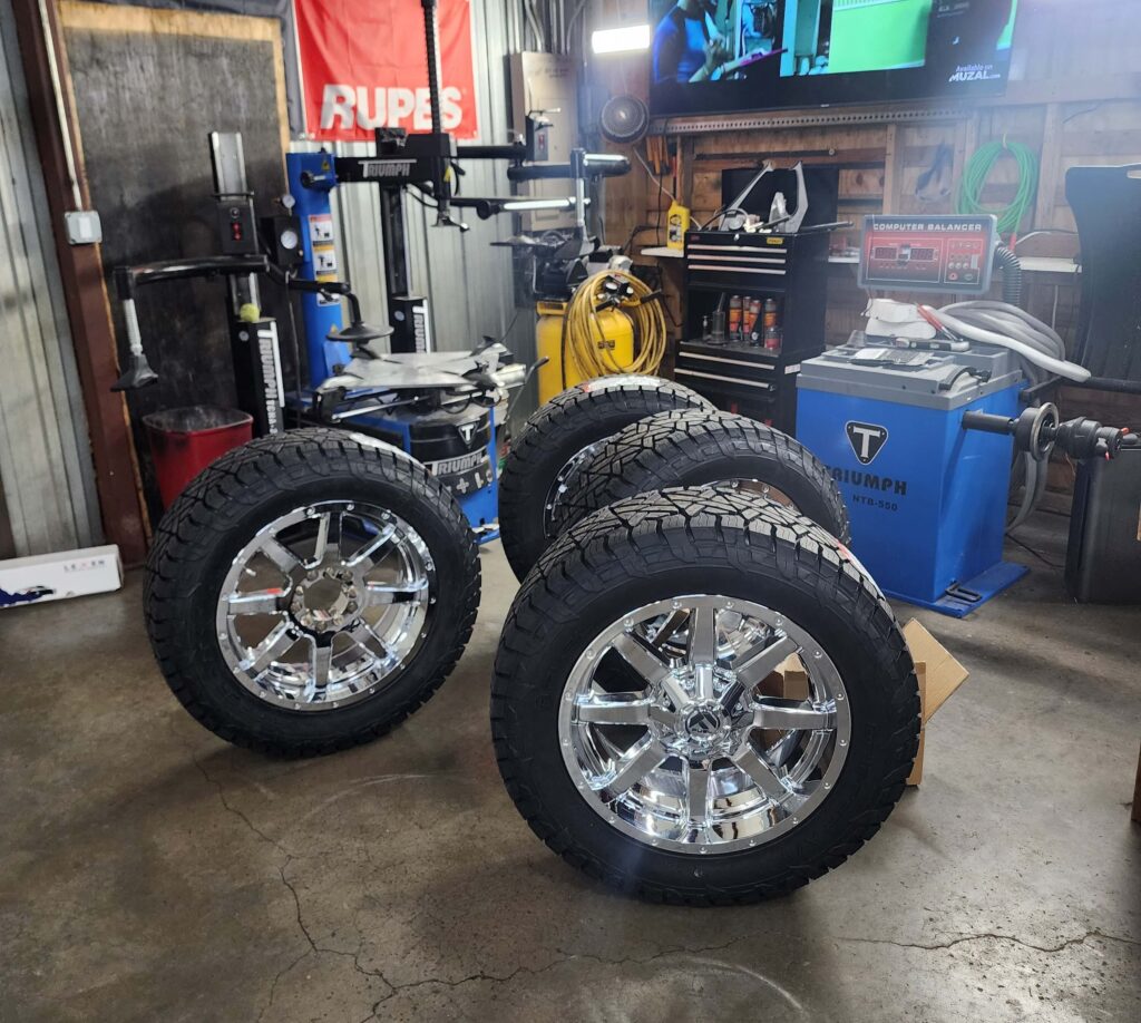 New wheels and tires